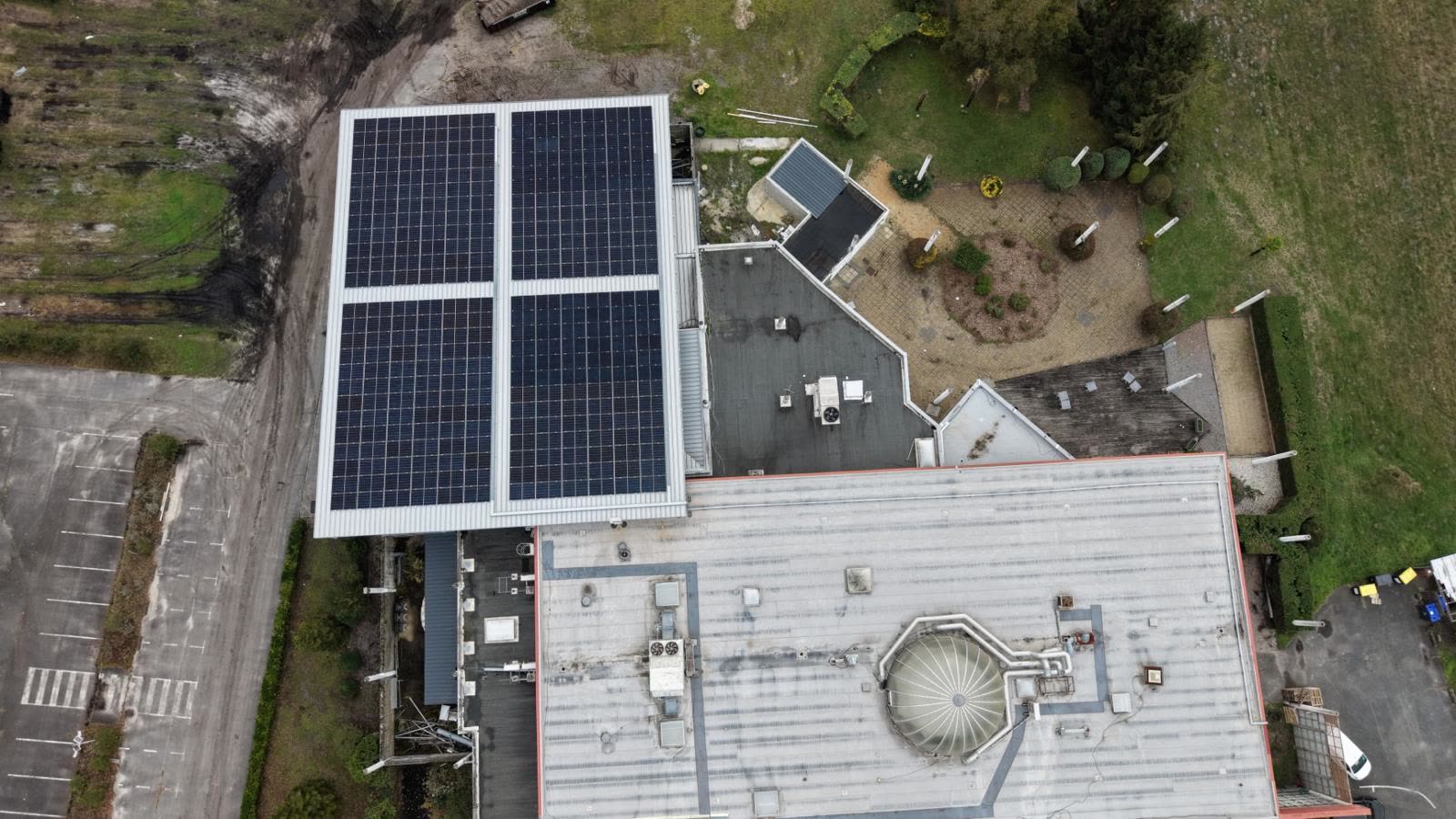 Ombrières photovoltaïques sur parking Casino Andernos
